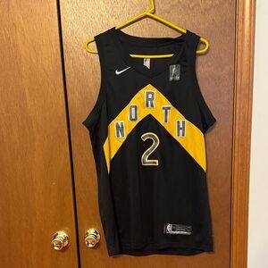 Black and Gold Raptors Kawhi Leonard  Jersey - replica/unoffical